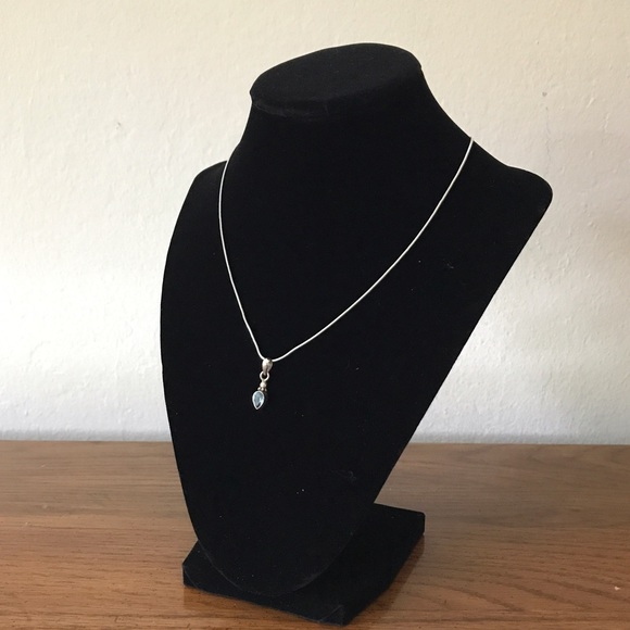 Jewelry - Aqua drop necklace charm only